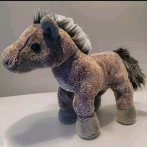 Ganz Gray Arabian Horse Plush Webkinz Stuffed Animal No Code